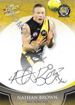 2008 Select AFL Champions - Promos #FS67 Nathan Brown Front